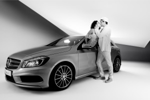 Paixão e carros da Mercedes