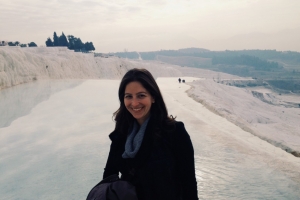 Flávia Bernardes no Castelo de Algodão