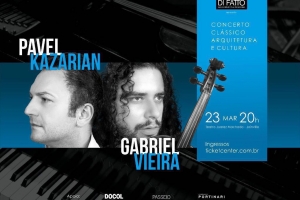 Pavel Kazarian e Gabriel Vieira fazem novo concerto em Joinville