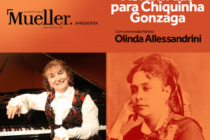 Pianista renomada interpreta Chiquinha Gonzaga em espetáculo no Shopping Mueller