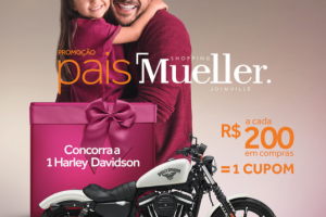 Harley-Davidson será sorteada na Campanha de Dia dos Pais do Shopping Mueller