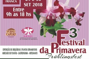 Cores e flores para toda família no 3º Festival da Primavera